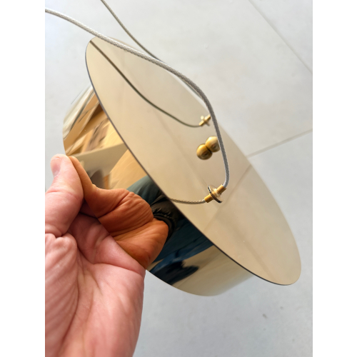 Lampa kryształowa złota LED 100x80x60 173Watt L174